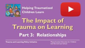 Impact of Trauma on Learning Part 3 - Relationships